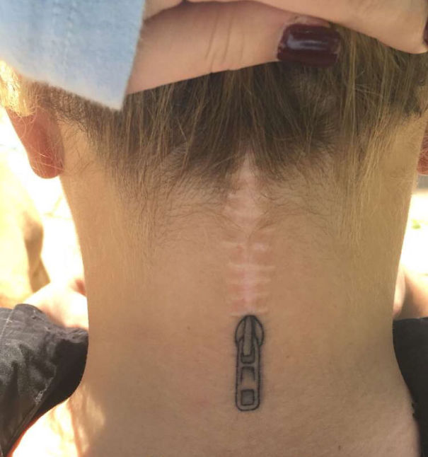 tatuajes para tapar cicatrices